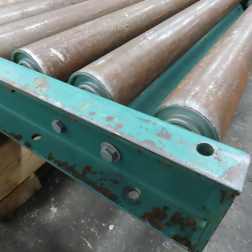 Automated Conveyor Systems 34" x 96" Steel Gravity Roller Case Conveyor Section