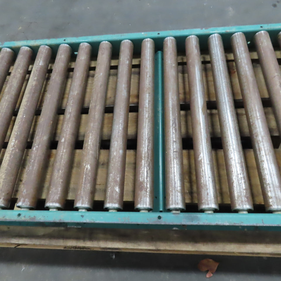 Automated Conveyor Systems 34" x 96" Steel Gravity Roller Case Conveyor Section