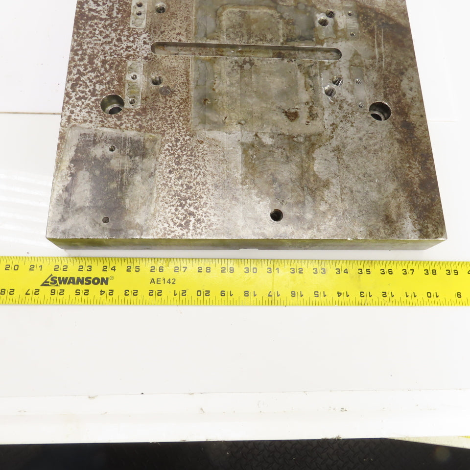 37-3/4" L x 16" W x 1-3/4 Thick Steel Workholding Jig Fixture Setup Plate