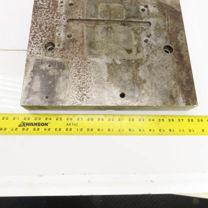 37-3/4" L x 16" W x 1-3/4 Thick Steel Workholding Jig Fixture Setup Plate