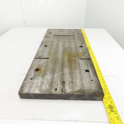 37-3/4" L x 16" W x 1-3/4 Thick Steel Workholding Jig Fixture Setup Plate
