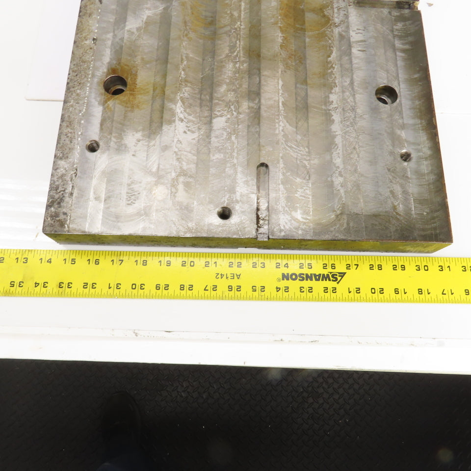 37-3/4" L x 16" W x 1-3/4 Thick Steel Workholding Jig Fixture Setup Plate