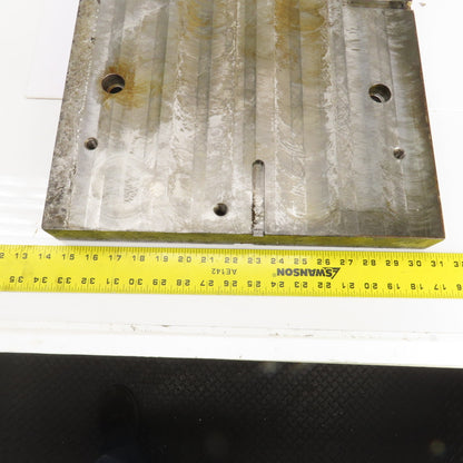 37-3/4" L x 16" W x 1-3/4 Thick Steel Workholding Jig Fixture Setup Plate