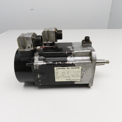 Okuma BL-MC50E-20TB 1kW 2000RPM 3Ph 133V 133Hz With Brake BL Motor