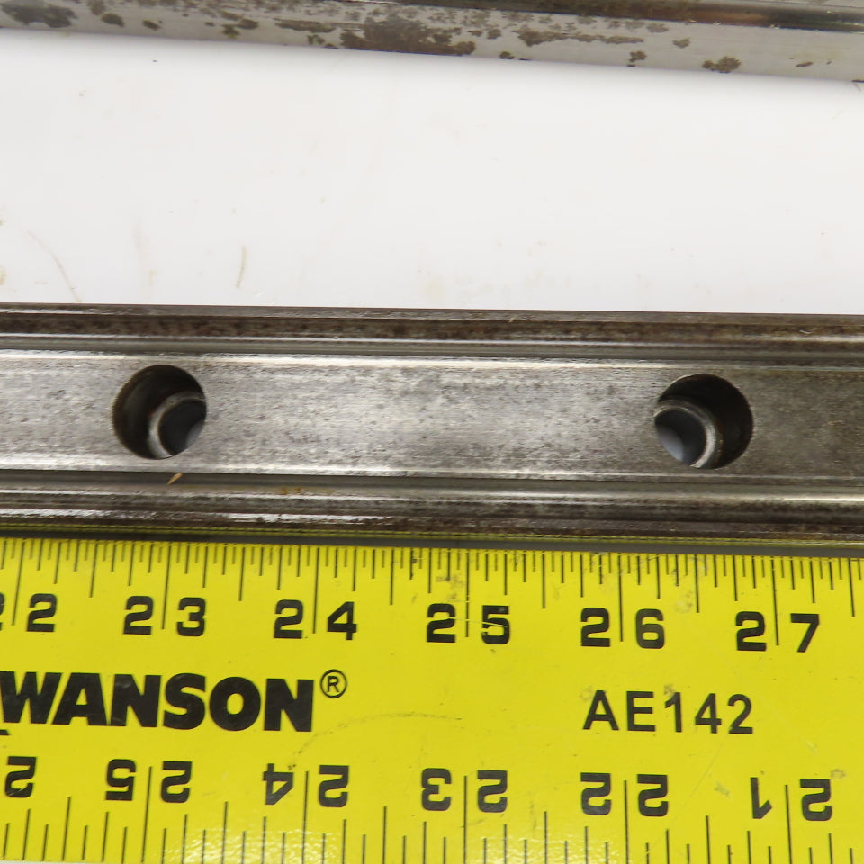 34mm W x 24.50mm H Linear Guide Slide Rail 1480mm OAL Lot Of 2
