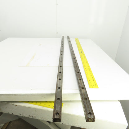 34mm W x 24.50mm H Linear Guide Slide Rail 1480mm OAL Lot Of 2