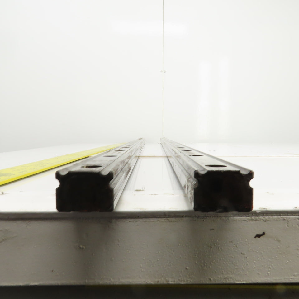 34mm W x 24.50mm H Linear Guide Slide Rail 1480mm OAL Lot Of 2