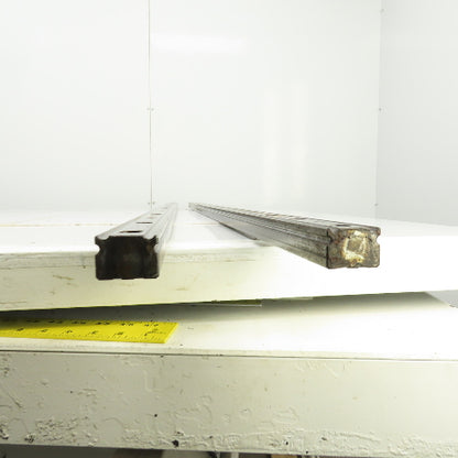34mm W x 24.50mm H Linear Guide Slide Rail 1480mm OAL Lot Of 2