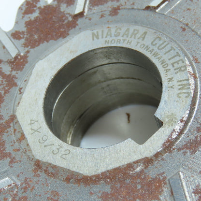 Niagara 4" x 7/16" Side Mill Cutter 1-1/4" Arbor Staggered 18 Tooth Lot/4