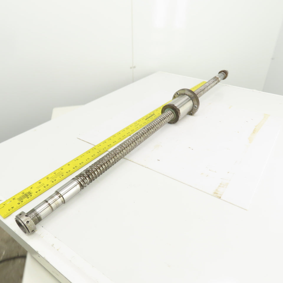 NSK W4009-418Z-C5Z 40mm Ball Screw & Nut Single Start 11mm Pitch 49-1/4" OAL