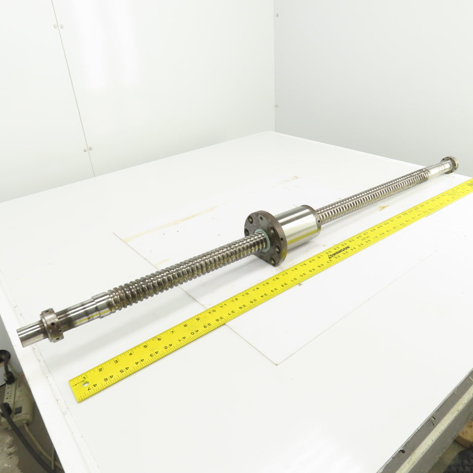 NSK W4009-418Z-C5Z 40mm Ball Screw & Nut Single Start 11mm Pitch 49-1/4" OAL
