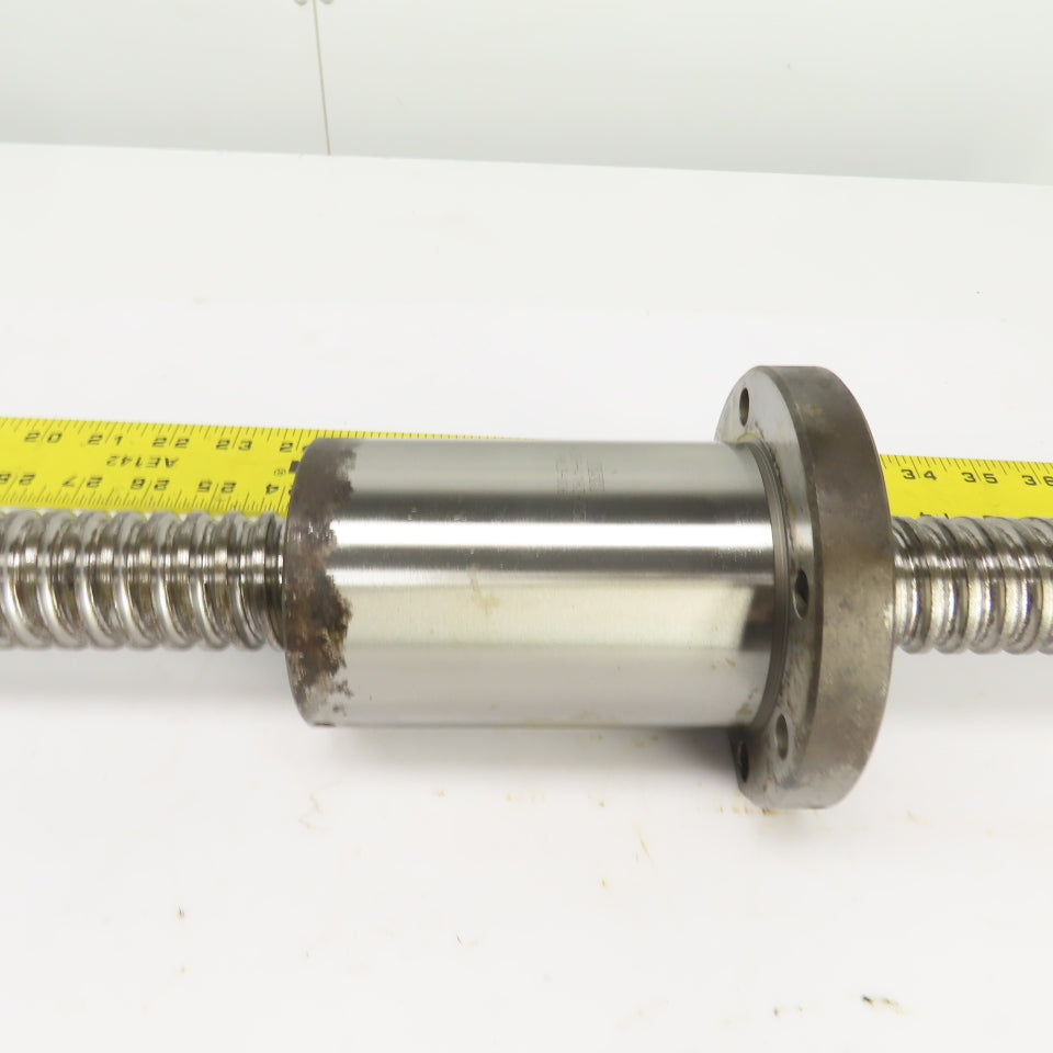 NSK W4009-418Z-C5Z 40mm Ball Screw & Nut Single Start 11mm Pitch 49-1/4" OAL