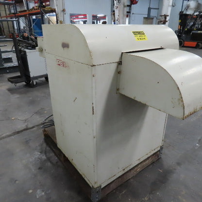 IPS 16B Industrial Recycling Paper Shredder 230V 3Ph 14" Wide Intake Conveyor