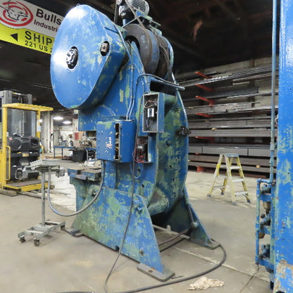 Verson 7-1/2 OBI 105 Ton Mechanical Punch Press 8" Stroke 18" SH 230/460V 3Ph