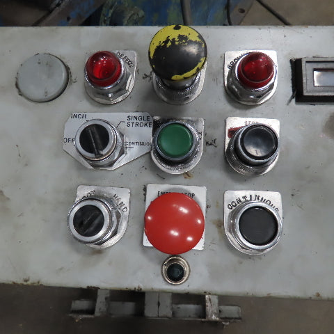 Verson 7-1/2 OBI 105 Ton Mechanical Punch Press 8" Stroke 18" SH 230/460V 3Ph
