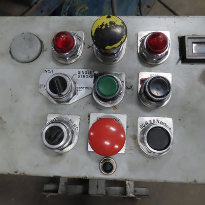 Verson 7-1/2 OBI 105 Ton Mechanical Punch Press 8" Stroke 18" SH 230/460V 3Ph