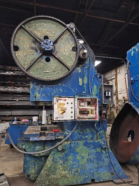 Verson 7-1/2 OBI 105 Ton Mechanical Punch Press 8" Stroke 18" SH 230/460V 3Ph
