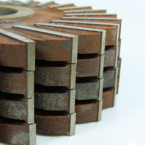 Niagara 5" x 11/32" Side Mill Cutter 1-1/4" Arbor Straight 26 Tooth Lot of 4