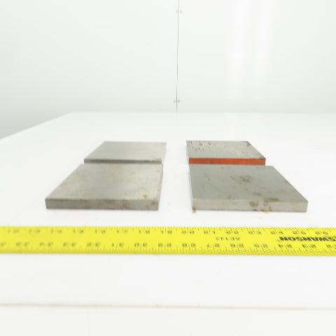 6" x 6" x 5/8" Thick Flat Steel Plate Welding Brace Lot Of 4