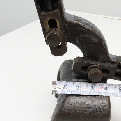Cast Iron Lathe 3 Point Follow Rest 7" x 5" Base Approx. 7" Center