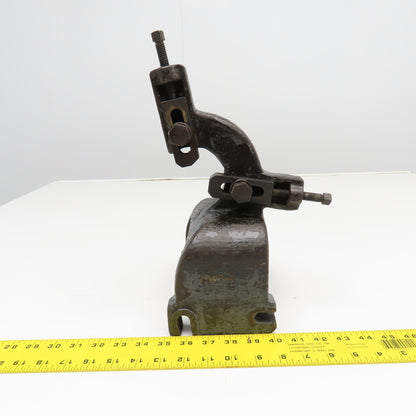 Cast Iron Lathe 3 Point Follow Rest 7" x 5" Base Approx. 7" Center