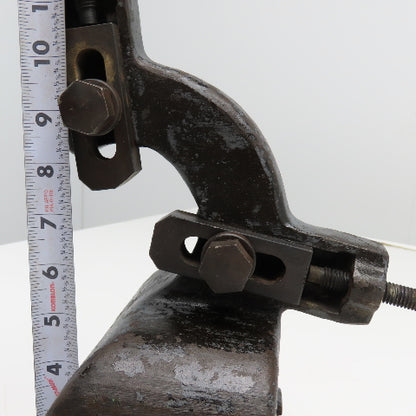 Cast Iron Lathe 3 Point Follow Rest 7" x 5" Base Approx. 7" Center