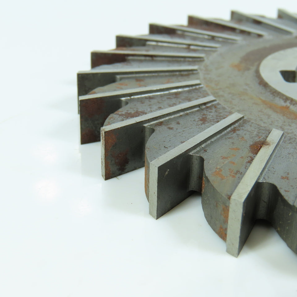 Niagara 5"x 1/4" & 3/8" Side Milling Cutter 1-1/4" Arbor Straight 26 Tooth Lot/2