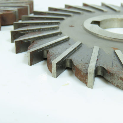 Niagara 5"x 1/4" & 3/8" Side Milling Cutter 1-1/4" Arbor Straight 26 Tooth Lot/2