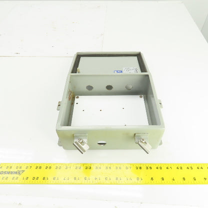 Wiegmann BN4100804CHWW 10" x 8" x 4" Electrical Enclosure W/Backplate