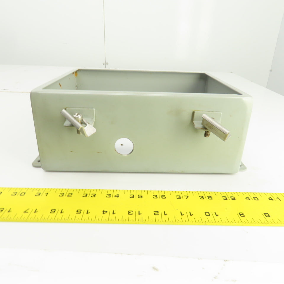 Wiegmann BN4100804CHWW 10" x 8" x 4" Electrical Enclosure W/Backplate