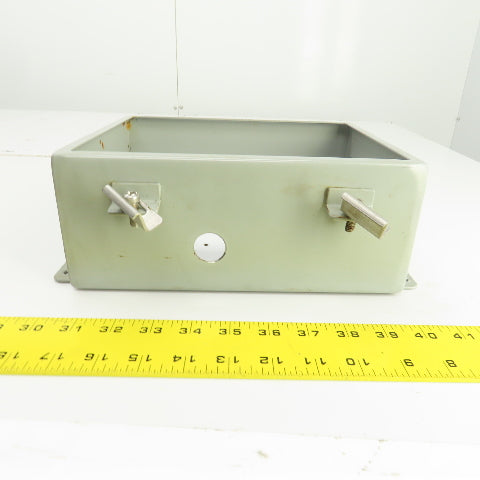 Wiegmann BN4100804CHWW 10" x 8" x 4" Electrical Enclosure W/Backplate
