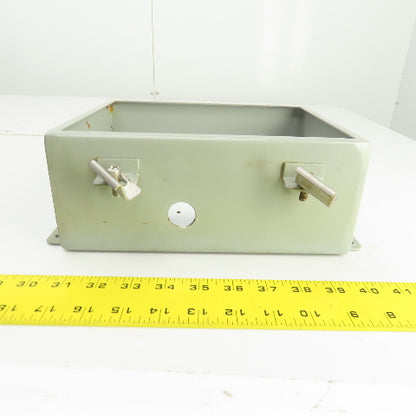 Wiegmann BN4100804CHWW 10" x 8" x 4" Electrical Enclosure W/Backplate