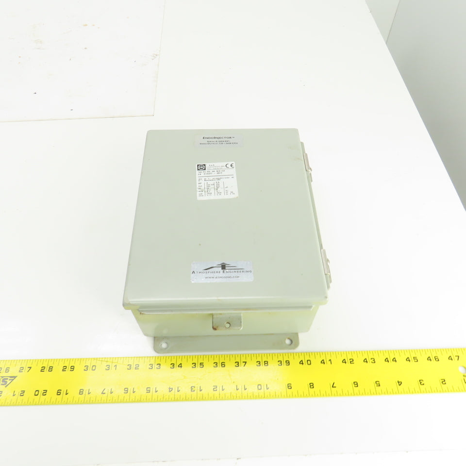 Wiegmann BN4100804CHWW 10" x 8" x 4" Electrical Enclosure W/Backplate