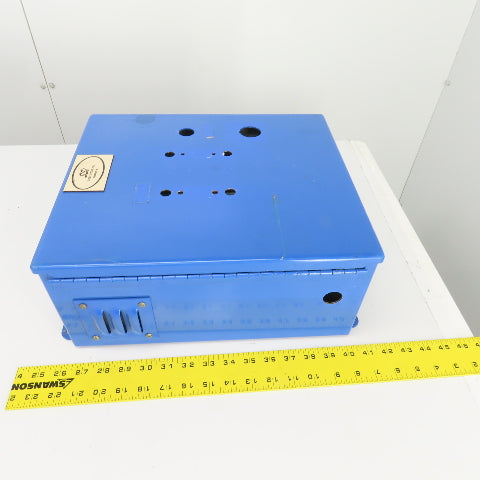 Hoffman A-1412CH 14" x 12" x 6" Wall Mount Electrical Enclosure W/Backplate