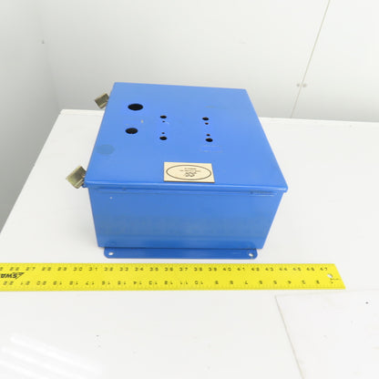 Hoffman A-1412CH 14" x 12" x 6" Wall Mount Electrical Enclosure W/Backplate