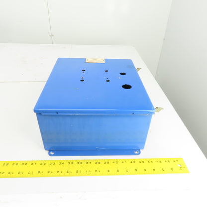 Hoffman A-1412CH 14" x 12" x 6" Wall Mount Electrical Enclosure W/Backplate