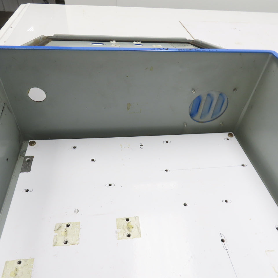 Hoffman A-1412CH 14" x 12" x 6" Wall Mount Electrical Enclosure W/Backplate