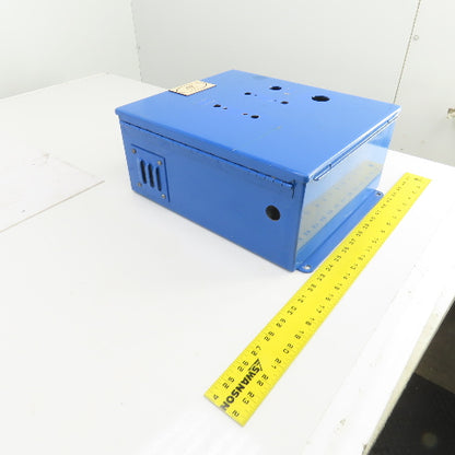 Hoffman A-1412CH 14" x 12" x 6" Wall Mount Electrical Enclosure W/Backplate