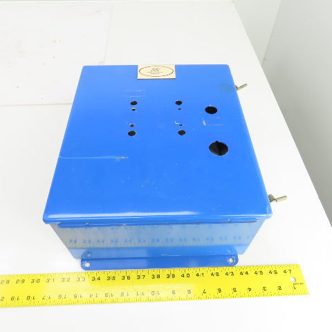 Hoffman A-1412CH 14" x 12" x 6" Wall Mount Electrical Enclosure W/Backplate