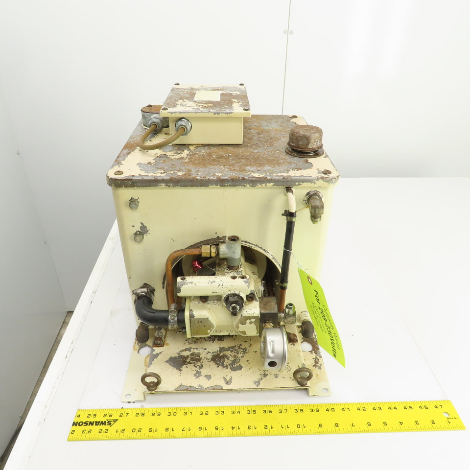 Tokimec TU2A-N-LC 6780 1.5kW 6 Gallon Hydraulic Power Unit 200-220V 6-5.7A 3PH