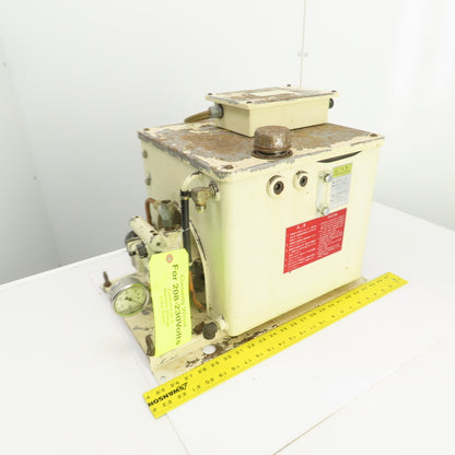Tokimec TU2A-N-LC 6780 1.5kW 6 Gallon Hydraulic Power Unit 200-220V 6-5.7A 3PH