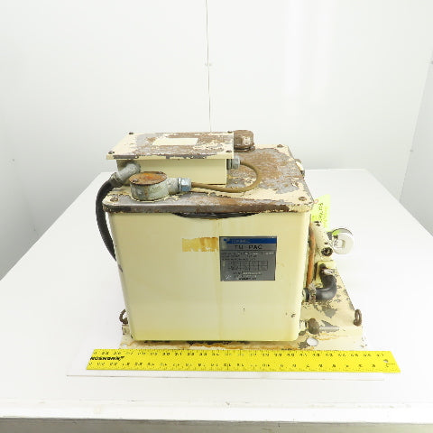 Tokimec TU2A-N-LC 6780 1.5kW 6 Gallon Hydraulic Power Unit 200-220V 6-5.7A 3PH