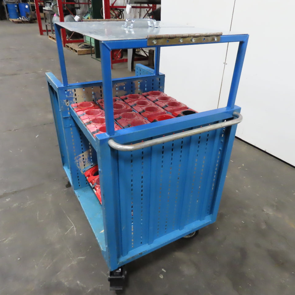 Lista Modular CNC Tooling Storage Cart 25 Spot SK50 Taper Holders
