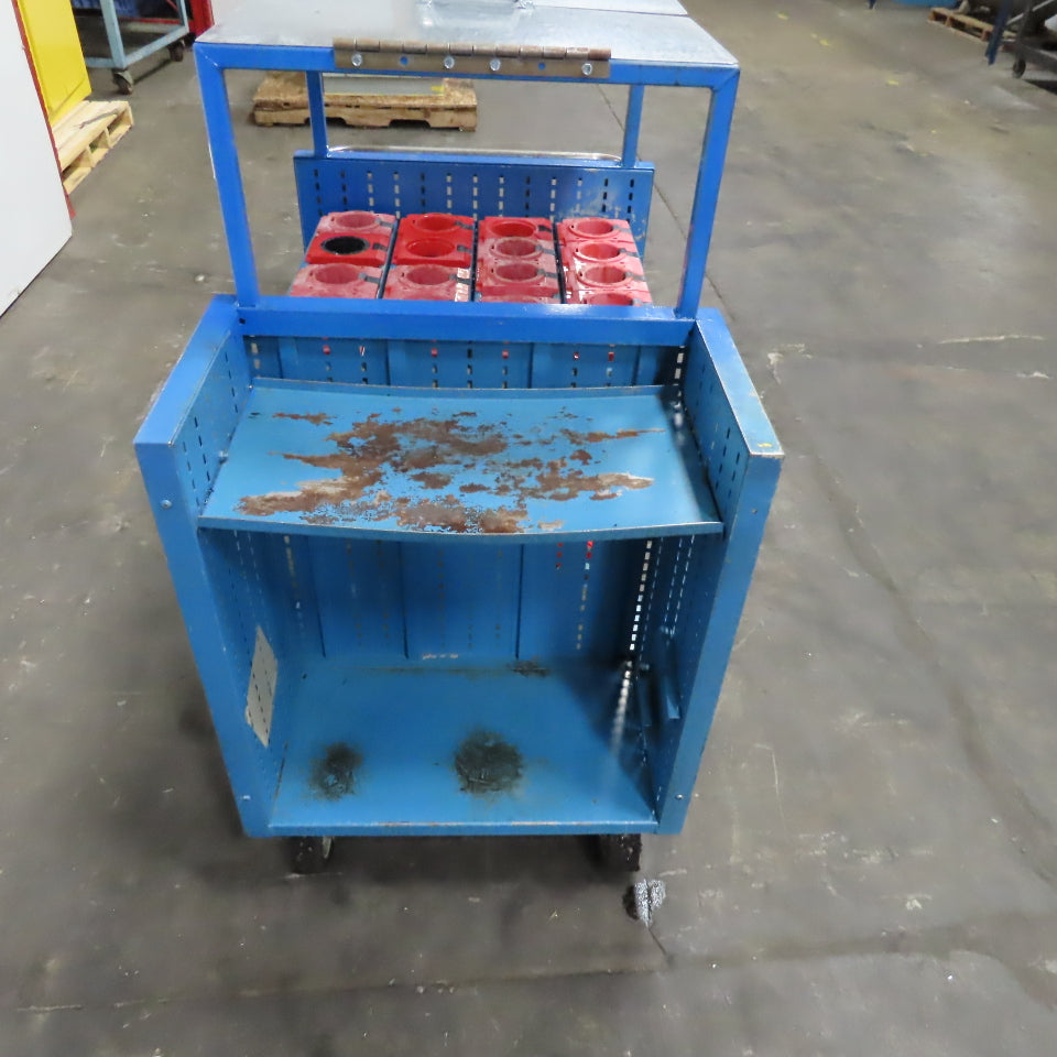 Lista Modular CNC Tooling Storage Cart 25 Spot SK50 Taper Holders