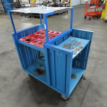 Lista Modular CNC Tooling Storage Cart 25 Spot SK50 Taper Holders