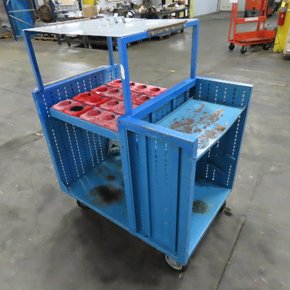 Lista Modular CNC Tooling Storage Cart 25 Spot SK50 Taper Holders