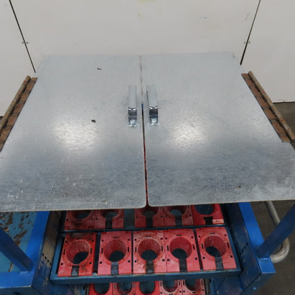 Lista Modular CNC Tooling Storage Cart 25 Spot SK50 Taper Holders