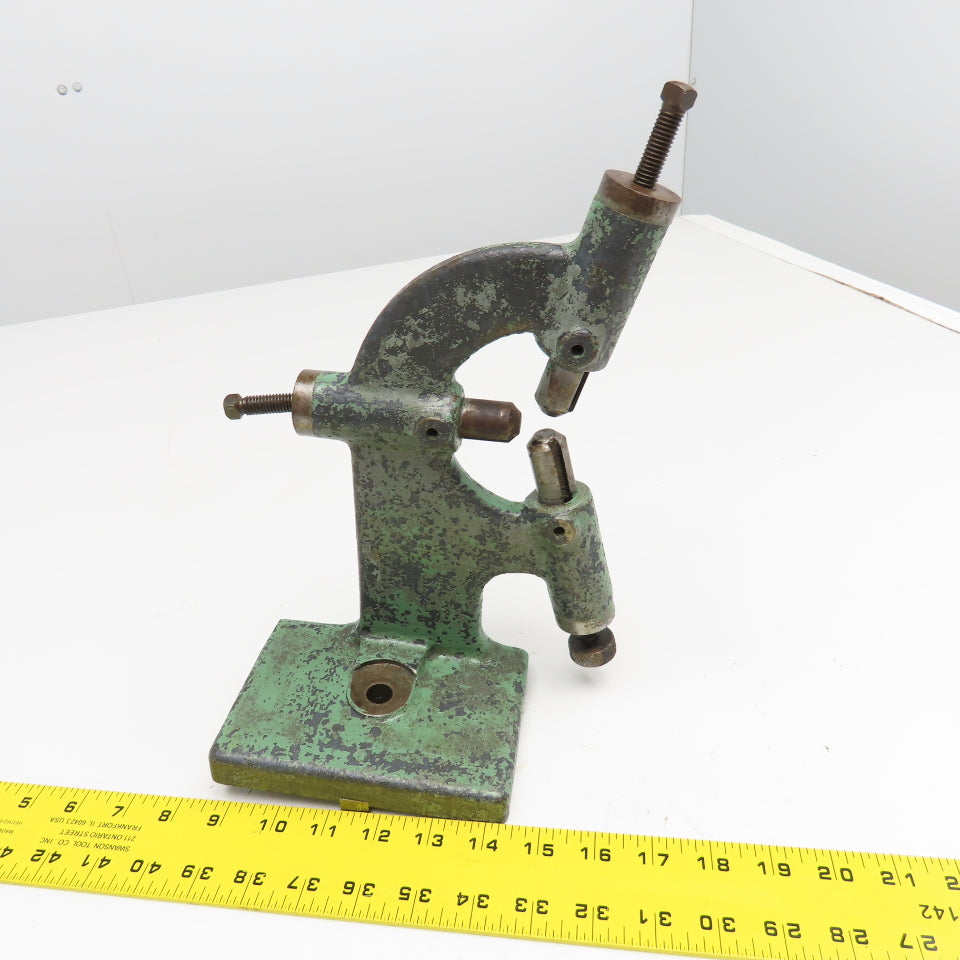 Flat Bottom 3 Point Follow Rest 6-1/2" Center 11" Tall