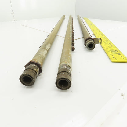 Hans Weber NLC-4V-1100 Air Jet Belt Cleaner For Belt Sander 55" & 46" L Lot Of 3