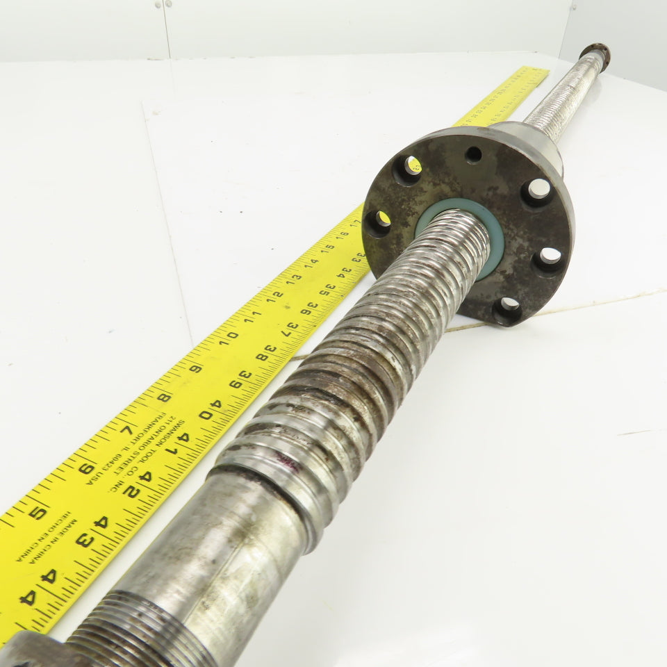 NTN C5 Ball Screw & Nut 48-3/4" OAL 40mm OD 11mm Pitch Single Start